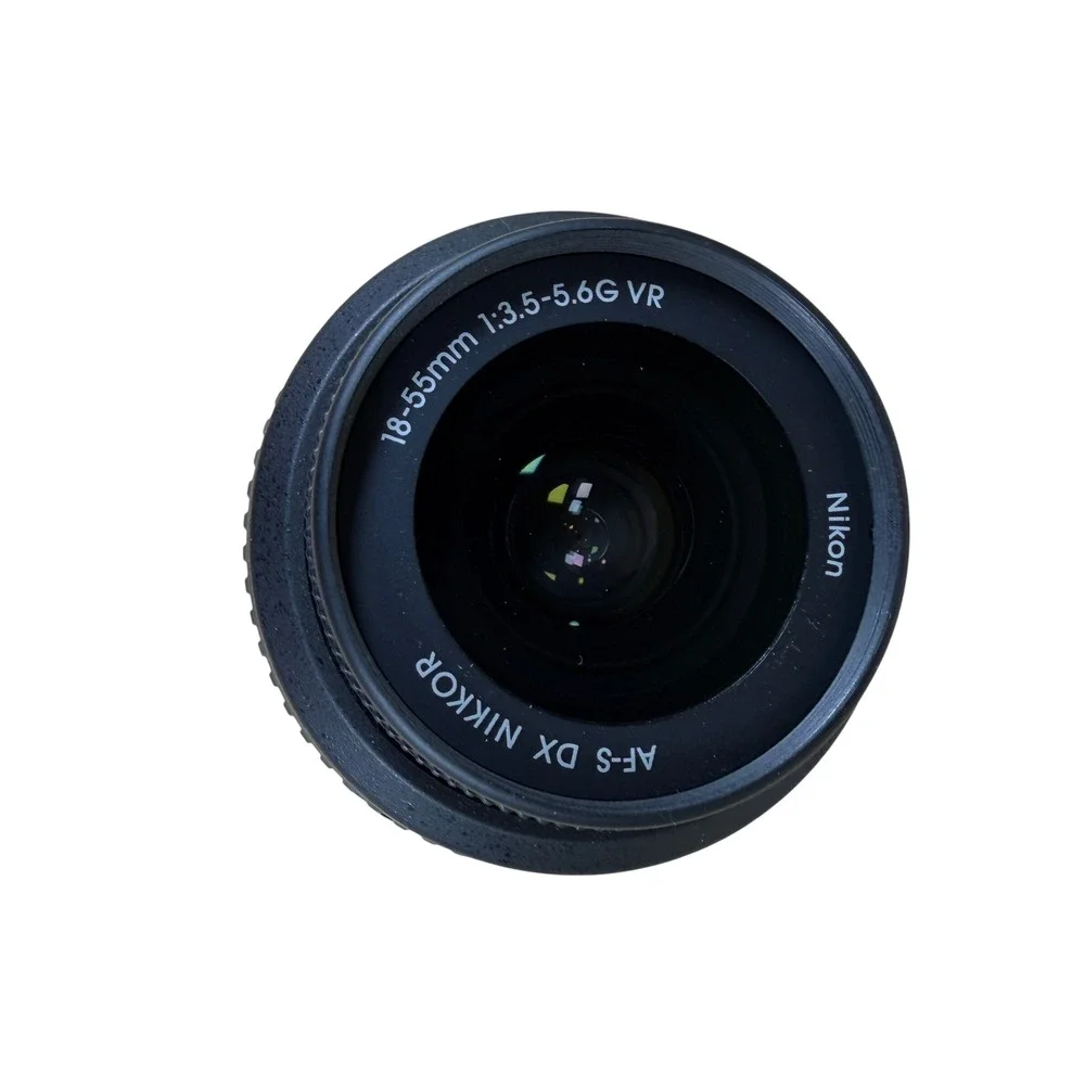 Nikon AF-S DX Nikkor 18-55mm f/3.5-5.6G VR Zoom Lens Black Fully Tested Works